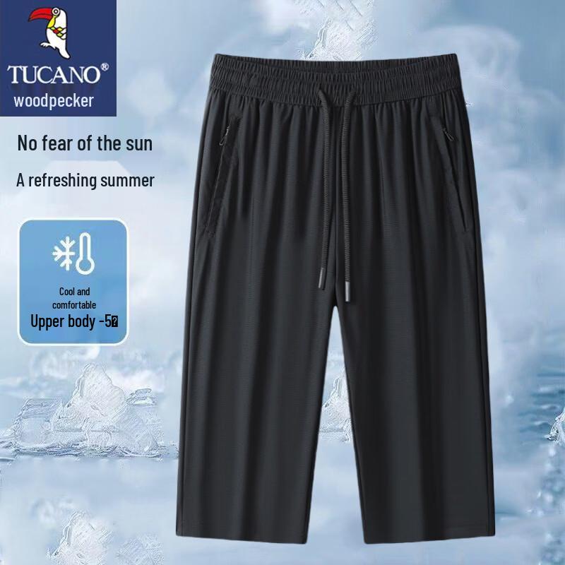 Tucano Herren Capri-Shorts aus Eis-Seide, schnelltrocknend