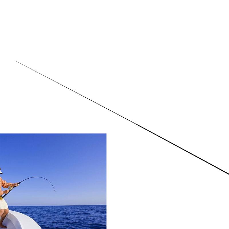 56Cm 2 Intervals Fishing Rod Tips Solid And Hollow Carbon Long Rod Accessories