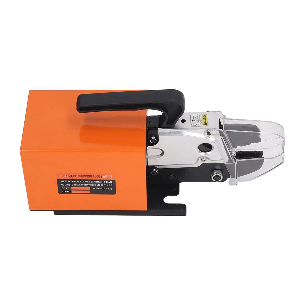 Pneumatic Crimper with 4 Set Molds Air Powered Wire Crimper for Machine Equipment