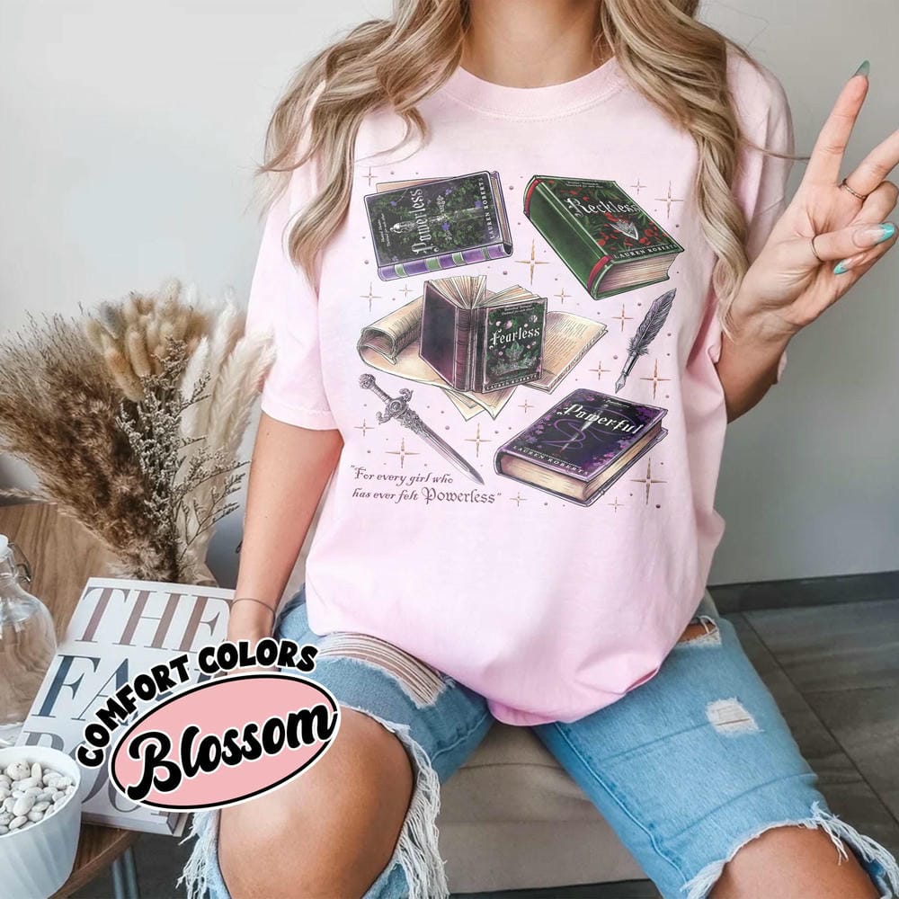 Damen Retro Metzger Amsel Dunkel RoUnisexce Komfort Unisex T-Shirt Brynne Weaver Inspiriert Buchliebhaber Geschenk Y2K Oberteil Täglich Trendig Streetwear