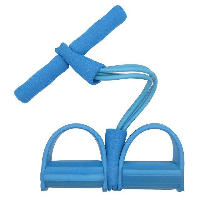 thumbnail image 2 of Multifunction Tension Rope, 4-Tube Foot Pedal Resistance Band, Stirrup Puller Exerciser For Women, Sit Up Exercise Equipment, Abdominal Strength Expande, Elastic Leg Extension Machine(Blue 2 of 13