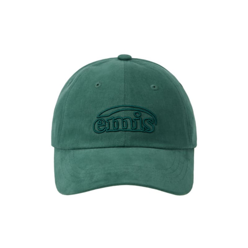 

EMIS COTTON BRUSHED BALL CAP-GREEN GREEN