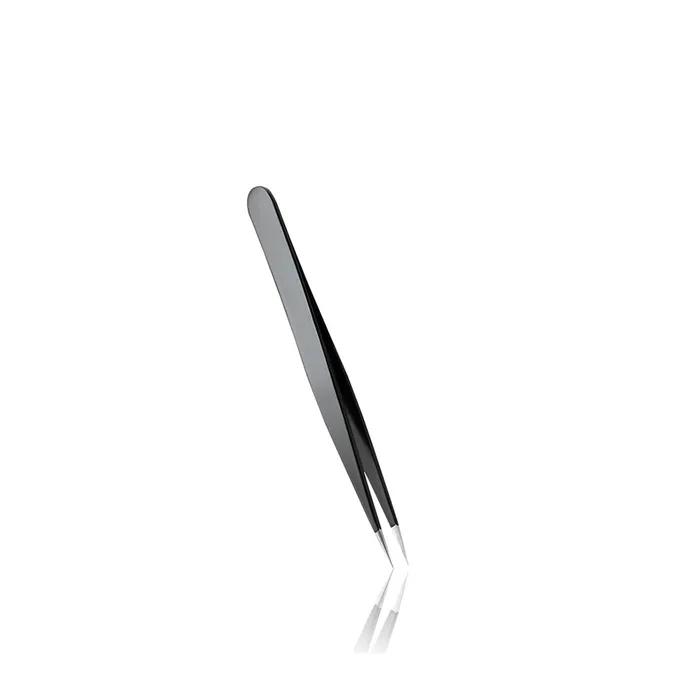 Ruby's Tweezers Classic Pointer Black 1K004-9.5, Swiss Premium Tweezers