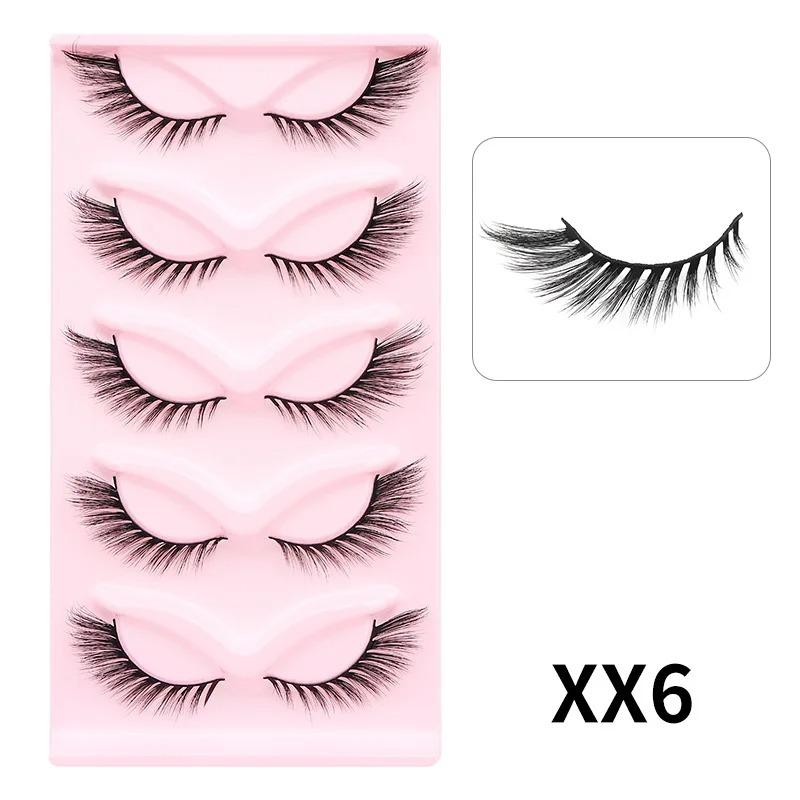 Lashes Fox Eyes False Eyelashes Cat Eye Lashes Lash Extension Supplies Winged Cosplay Faux Cils Beauty Female Makeup Tools Manga