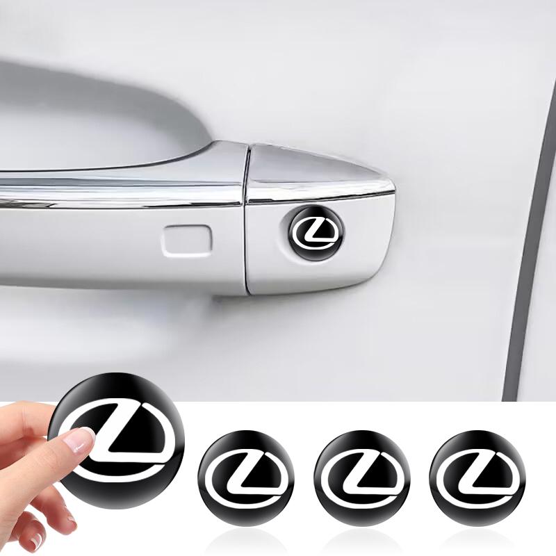 MMLU4 2/5/10Pcs Car styling Lock Keyhole Stickers Decoration Protection for Lexus ES300 RX330 RX300 GS300 IS250 IS200 CT200h NX RX