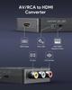 Conversor RCA para HDMI - ABLEWE - Modelo RCA to HDMI - 1080P - Plug and Play - Compatível NTSC/PAL