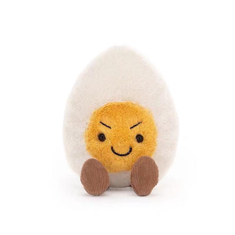 Cute Nordic Boiled Egg Plush Toy For Kids Soft And Cuddly Egg Doll