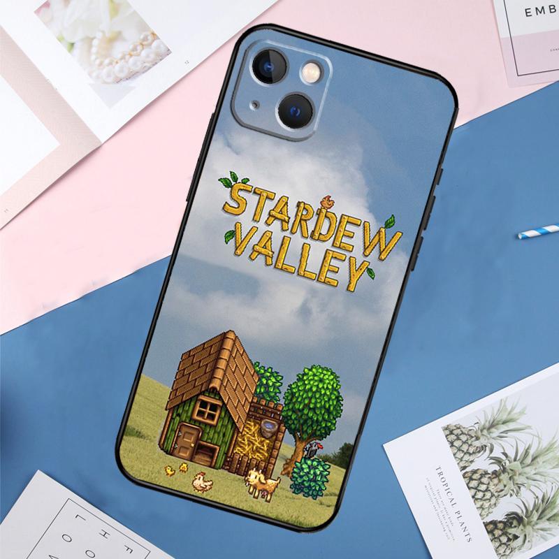 

Чехол для телефона Stardew Valley для iPhone 11 14 15 16 Pro Max 13 12 Mini XS X XR Plus Защитная крышка iPhone 16 Pro
