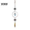 Wall Hanging Decor Colorful Crystal Suncatcher, Sun Catcher for Windows, Healing Glamorous Decoration Home, Crystals Prism Rainbow Maker,