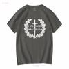 Si Vis Pacem Para Bellum Proverb Sword Oak Leaf Wreath If T Shirt 38365 Long or Short Sleeves Vintage Washed Graphic Stylish