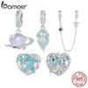 BAMOER New Arrival 925 Silver Ocean Series Charms Beads, Jellyfish Starfish DIY Charm Fit European Bracelets Gift