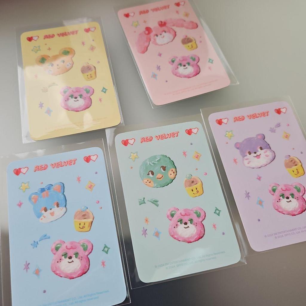 [USED] Korean Red Velvet Knotted Red Vel purchase bonus trading card