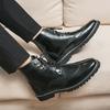 Mode Klassische Marke Herren High Top Workwear Schuhe Dicke Sohle Trendige Herren Business Casual Schuhe Vielseitige Hübsche Motorradstiefel