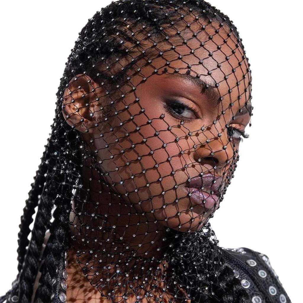 Mesh Hooded Hat For Festivals And Parties Breathable Design Ideal For Long Wear Black Versatile Style