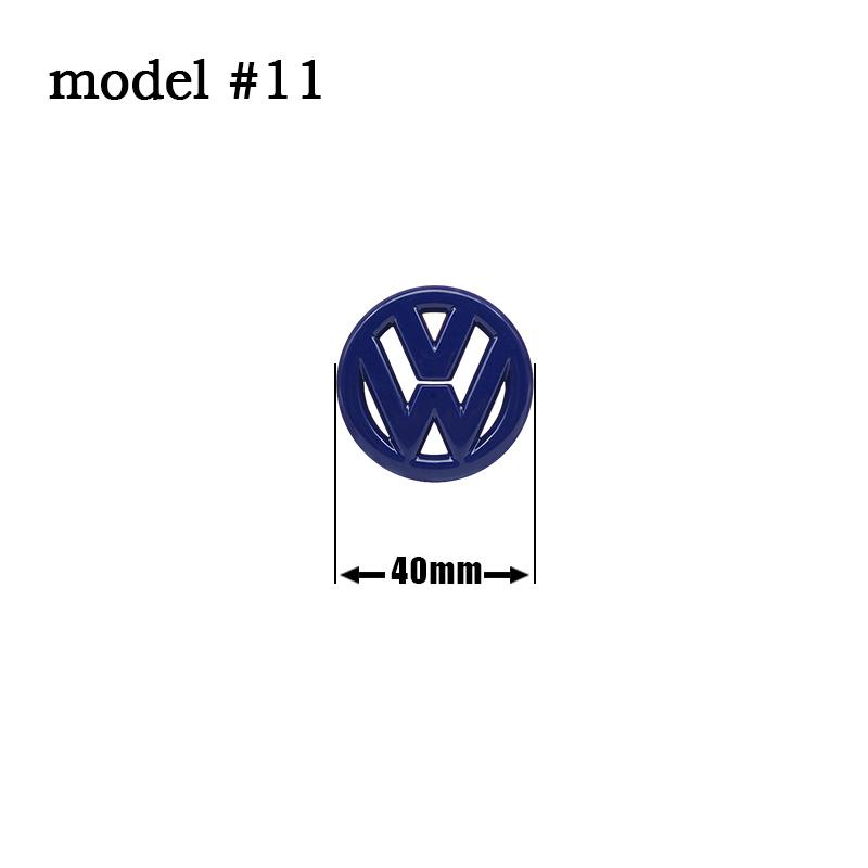 FD02-Car Styling Steering Wheel Logo Decoration Stickers For Volkswagen GTI Polo Golf Passat Scirocco Jetta Beetle Tiguan Accessories