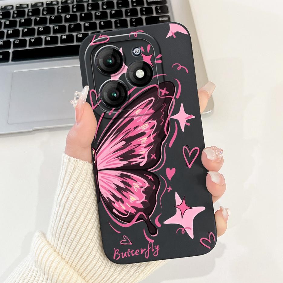 For Itel A70 Case A665L Cute Panda Cartoon Cover Soft Silicone Shockproof Phone Case Fopr Itel A70 A 70 ItelA70 Back Cover Shell