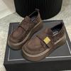 Trendy Retro Small Man Platform British Style Loafers Trendy Women's Single Shoes 2025 Winter