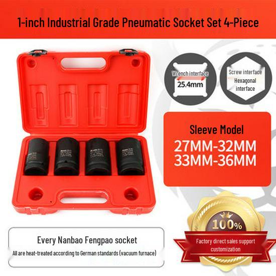 Industrial Grade Heavy Duty 1-Inch Pneumatic Hex Socket for Truck Tires
