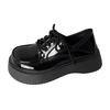 Small leather shoes women's new spring and autumn versatile Mary Jane platform with skirt single shoes