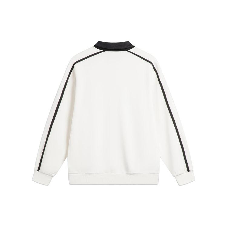 Li Ning Sports Fashion Collection Sweatshirt Unisex Ivory AWDU919-1
