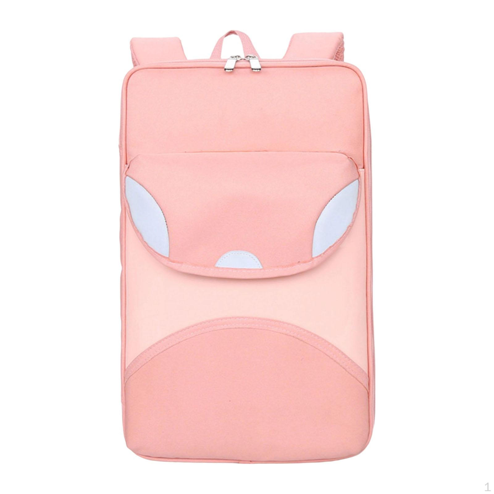 

Drum Large Capacity Drumstick Storage Bag Oxford Canvas Casual Backpack Portable Handle Suitable for рожевий
