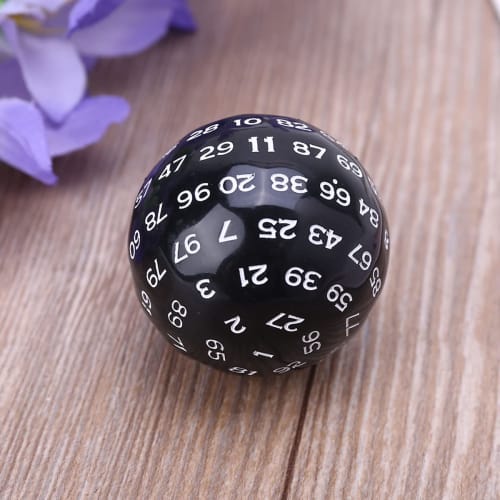 100-sided Dice, 50mm Multi-Sided Dice for Board Games, Parties, RPGs, and Educational Projects