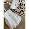 New Fashion Backpack for Women All-match Multifunctional PU Leather Handbags Classic Hand-held Plush School Bags for Girls