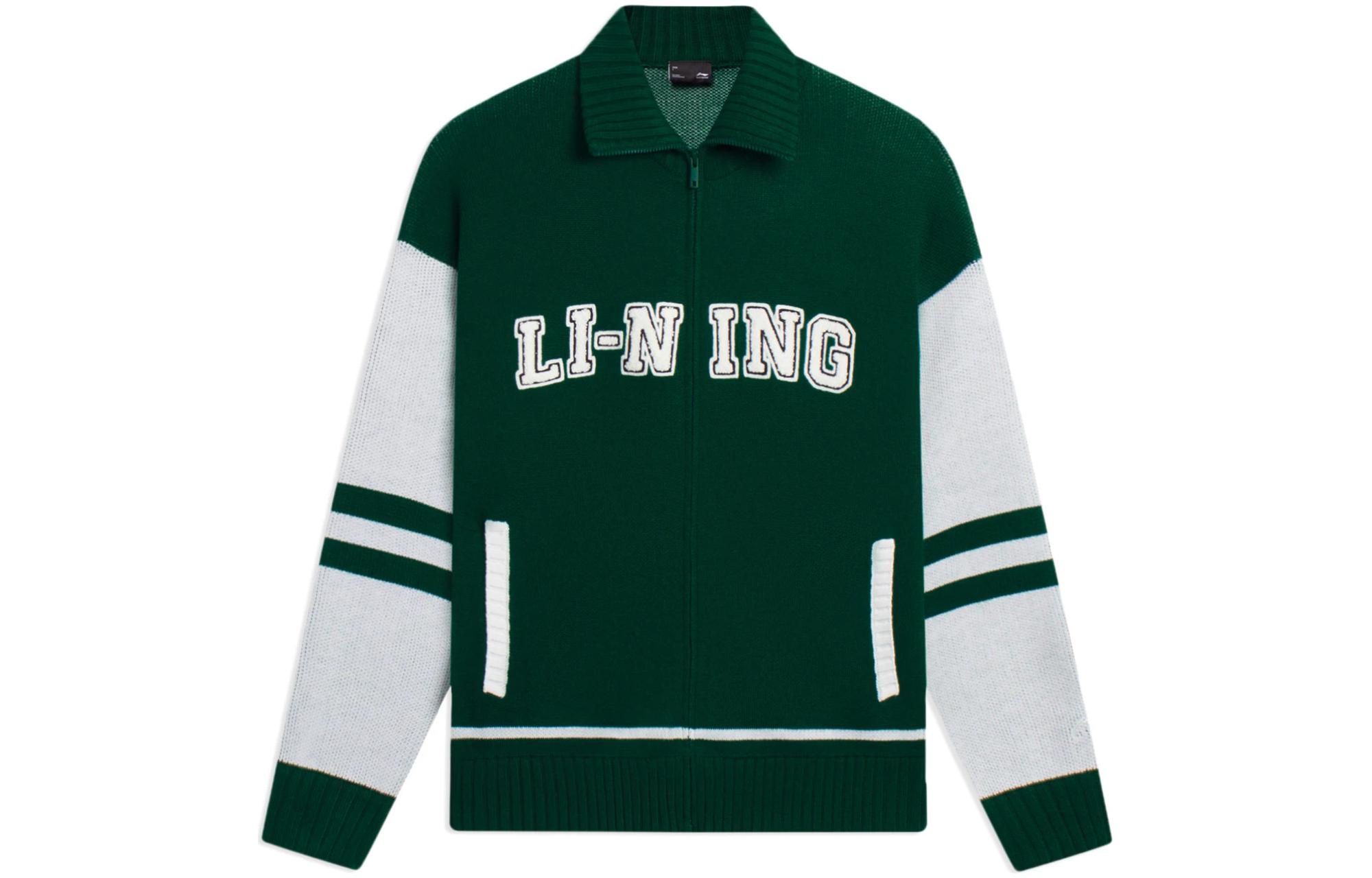 Li Ning Sports Life Collection Sweater Unisex Green AMBS185-6 XL