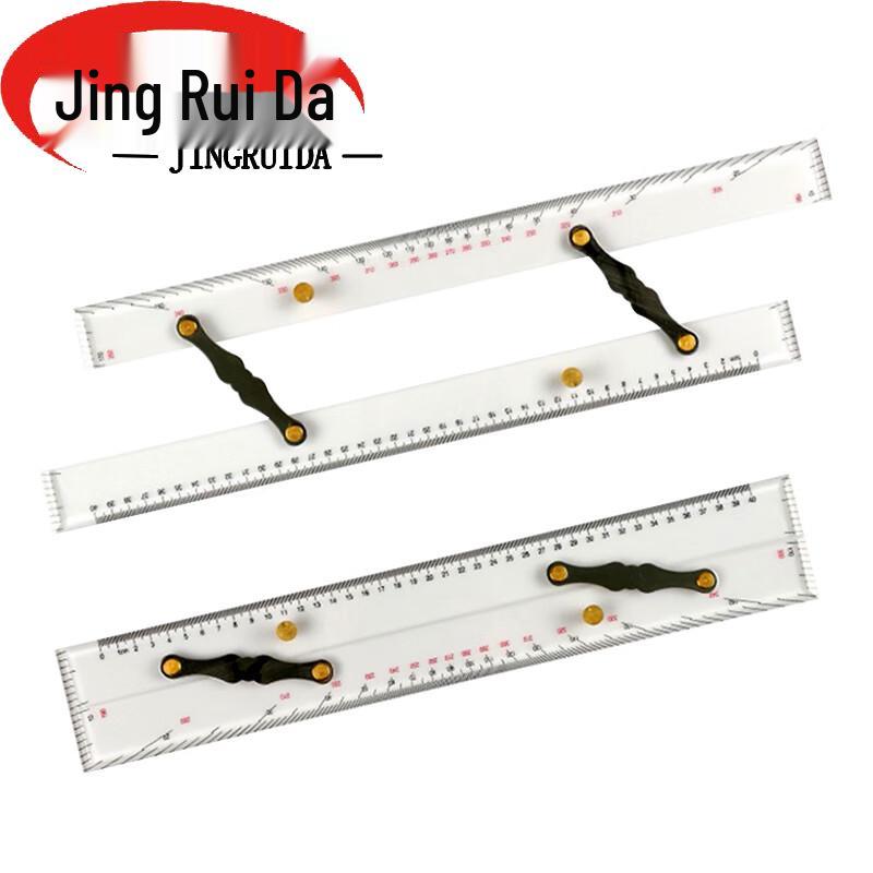 Jingruida 450mm Nautical Parallel Chart Plotting Ruler