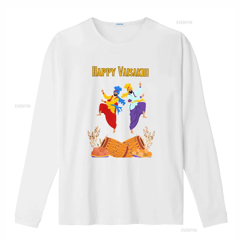 Vibrant Punjabi festival T Shirt with Bhangra Dancers Cultural Celebration vintage Washed Comfortable Versatile