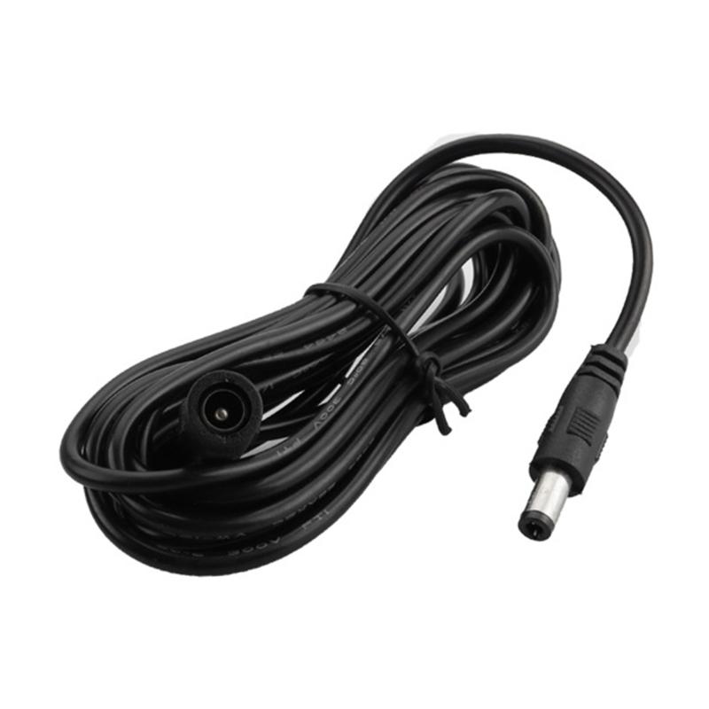 Quality DC5.5x2.1mm Power Cord Extension Wire Compatible for CCTV Camera OFC Conductors Wire for DIY Installers