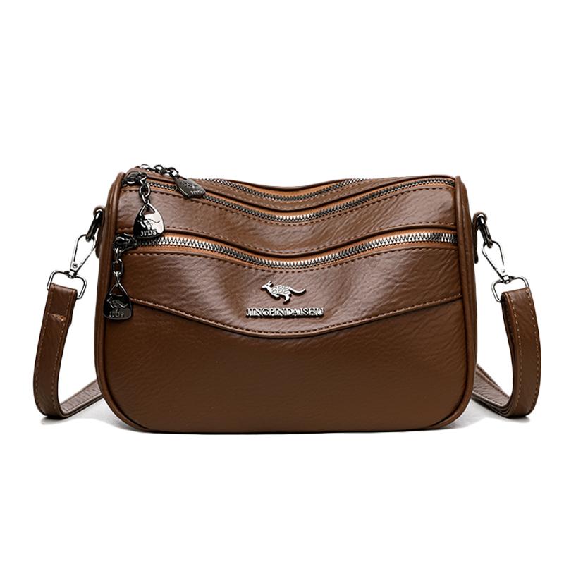 Damen Umhängetasche Mehrschichtige Umhängetasche Muttertasche Große Kapazität Schultertasche