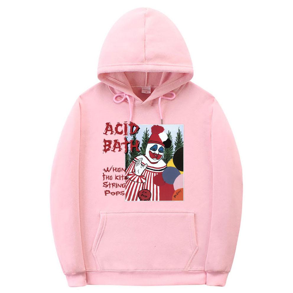 Mikina Acid Bath Hoodie Psychic Tv Coil Sludge Metal Unisex Dámská Móda Vintage Volné Mikiny Topy Hip Hop Rock Punk Gotická mikina