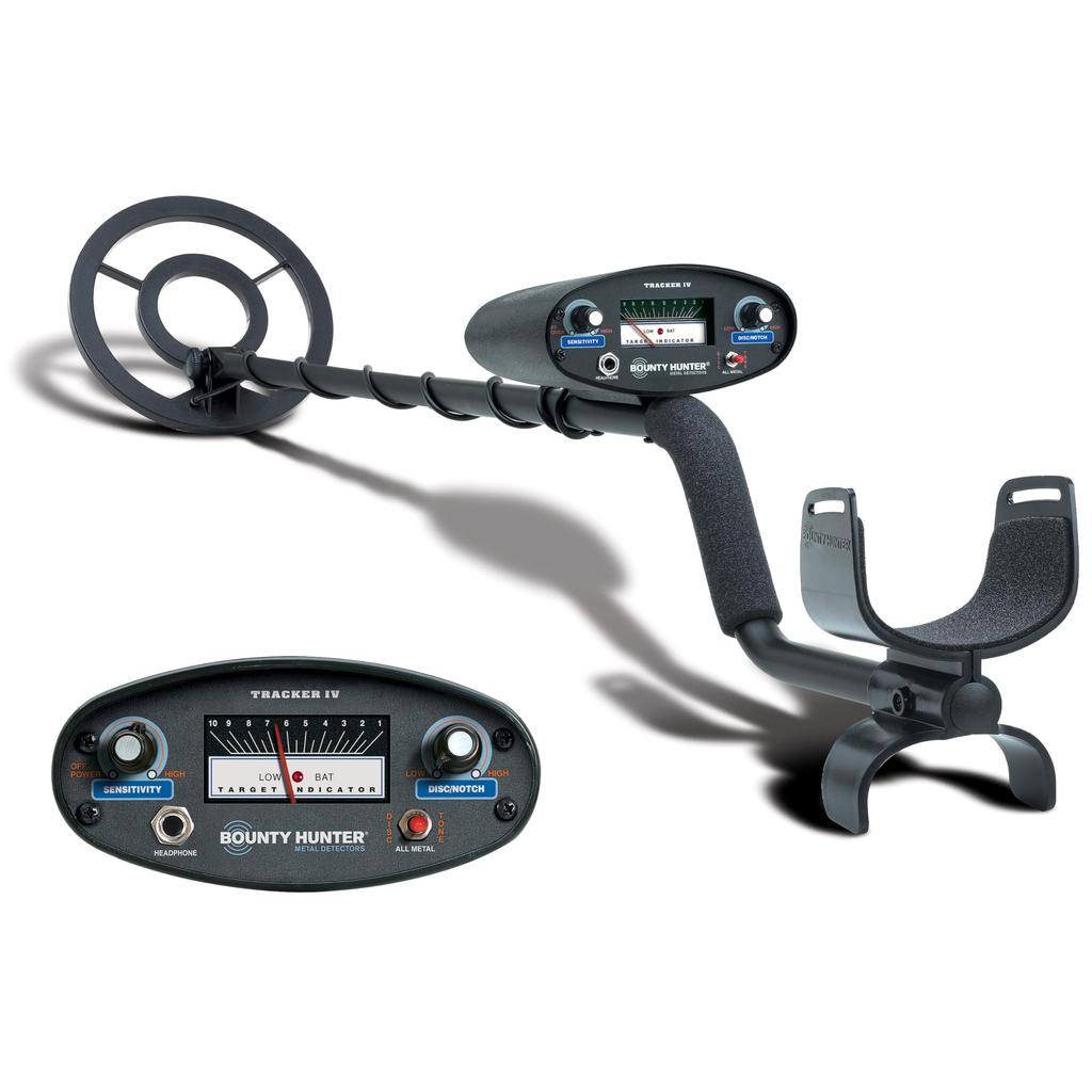 [Made In the USA] Bounty Hunter TK4 High-Sensitivity Waterproof Metal Detector