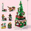 Weihnachtsgeschenk für Jungen Mädchen Baustein Spielzeug 6 in 1 Zug Elch Weihnachtsbaum Geschenk Schmuckstück Modell 2026 Weihnachtsdekoration