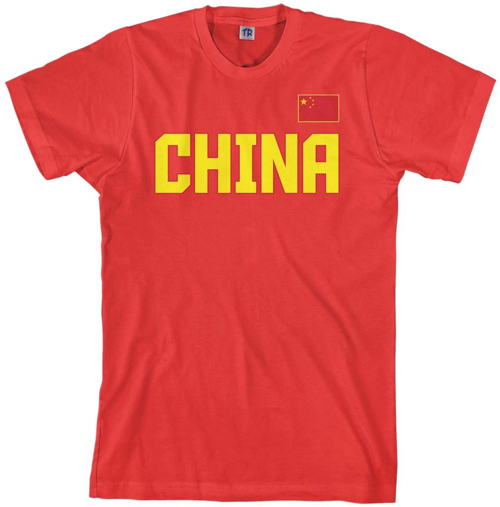 Threadrock Men s China National Team T shirt Chinese Flag L