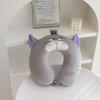 Customizable Cartoon Embroidery U-Shaped Memory Foam Neck Pillow for Travel & Home