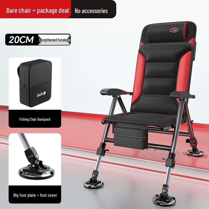 Reclinable European Multi-Functional Folding Fishing Chair