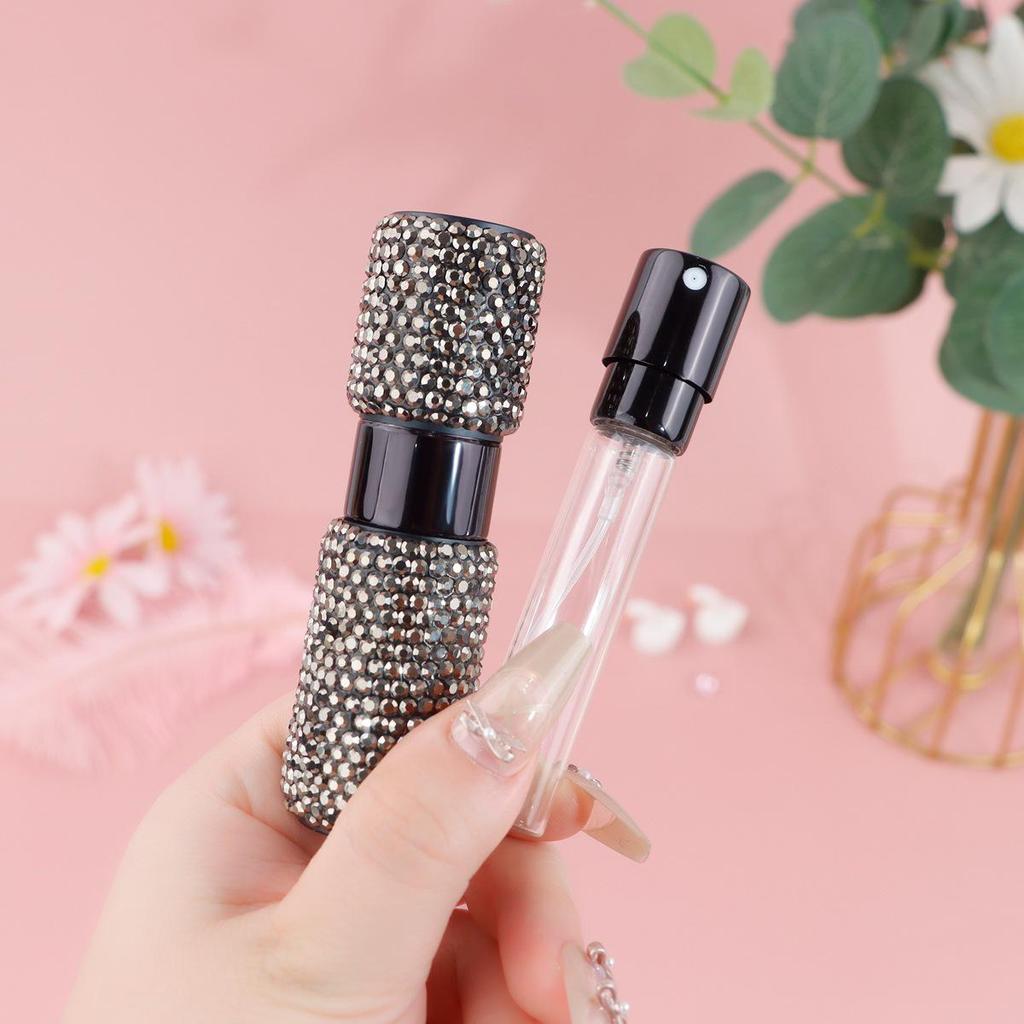 Diamond Silver White Mini 10ml Perfume Spray Bottle