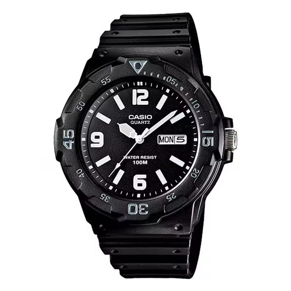 CASIO Standard Quartz Wristwatch MRW-200H-1B2V Mens Black Overseas Model