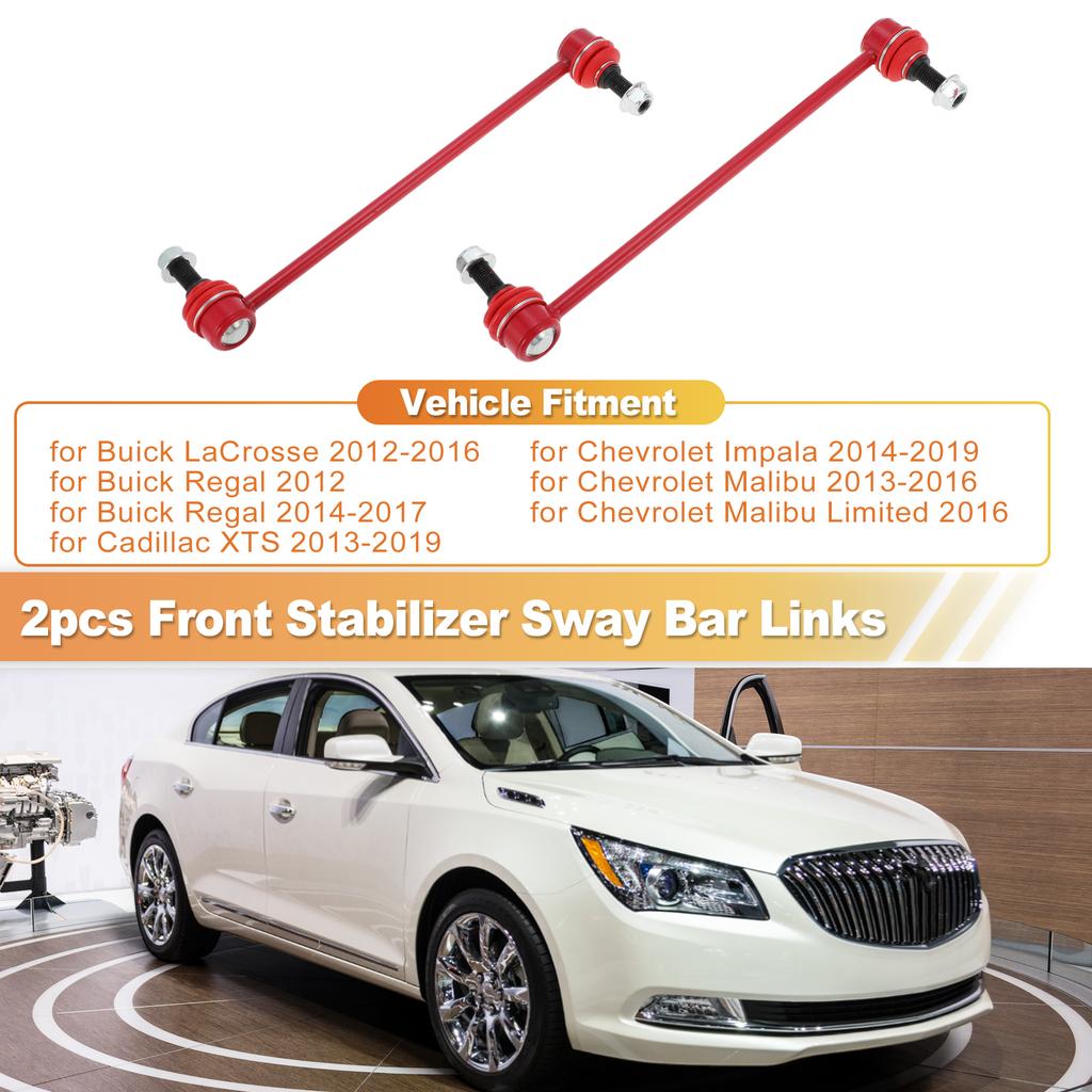 UXCELL No.K750660 2pcs Front Sway Bar Links Stabilizer Link Kit for Buick LaCrosse Regal for Chevrolet Impala Malibu