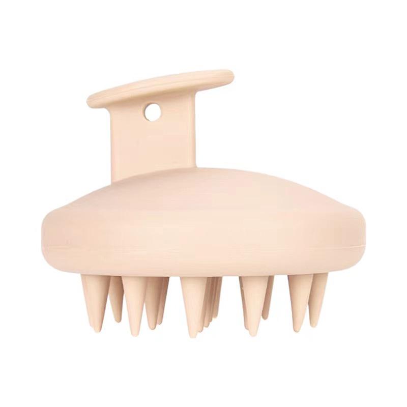 Silicone Scalp Massaging Shampoo Brush and Dredging Comb