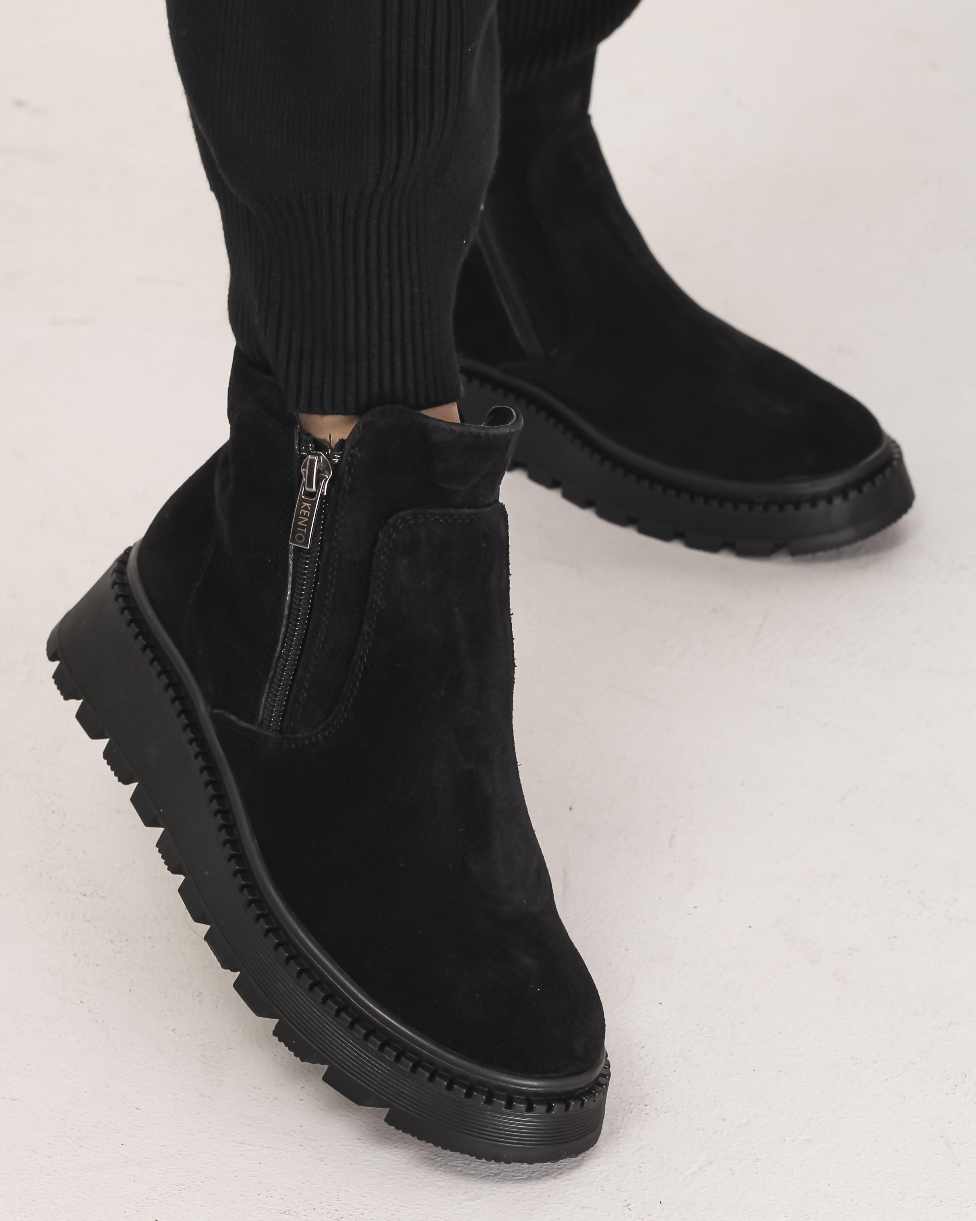 Bottines en daim Kento 2006 36 noir
