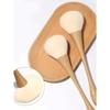 1Pc Wood Nail Dusting Brush For Nails Dust Collector Brush Blush Brush Loose Powder Brush Makeup Brush Acrylic Nail Tools Dust Brushes For Nails