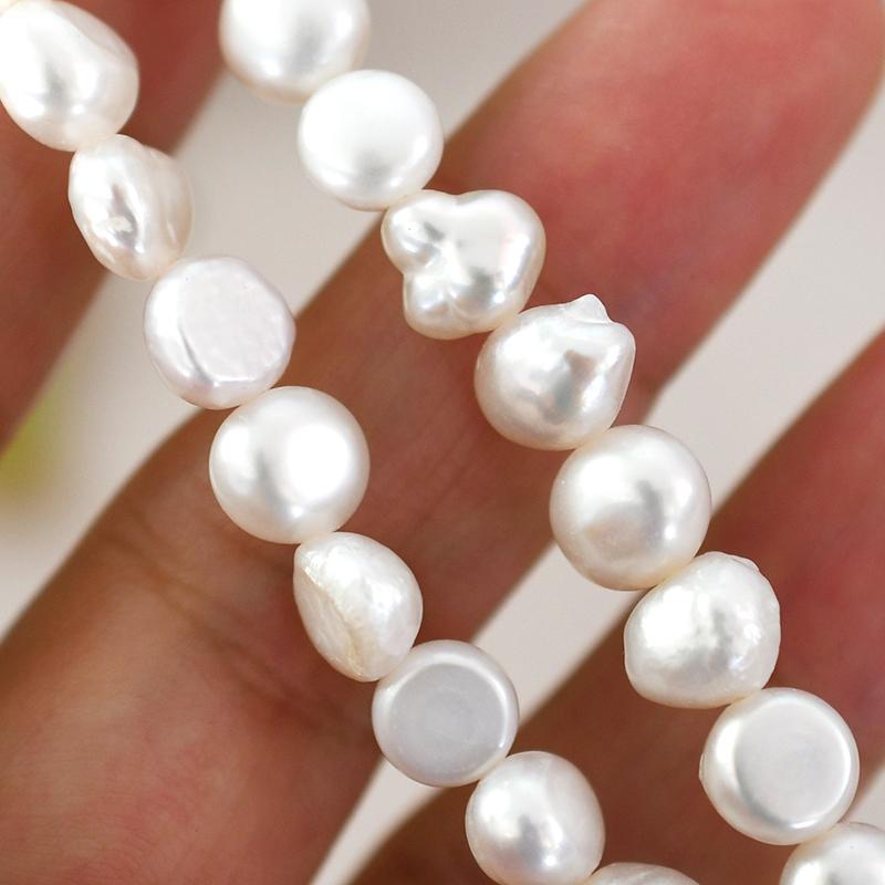 7-8mm Natural Baroque Freshwater Pearl Necklace Classic Fashion Jewelry for Women