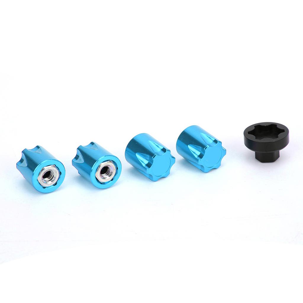 4pz Tappo Centrale Cerchione M4 Dado Adatto per Traxxas TRX4 per Axial SCX10 90046 D90 per Tamiya