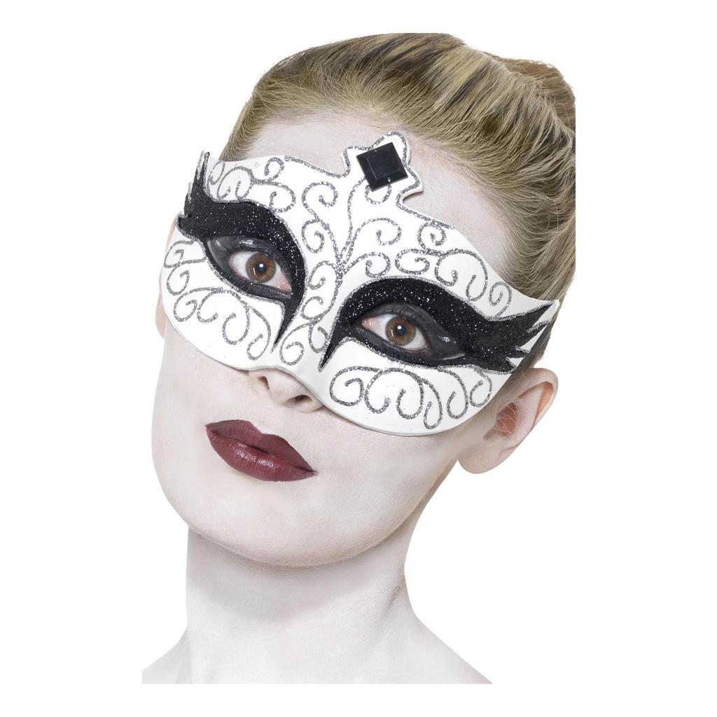Smiffys Womens/Ladies Swan Eye Mask