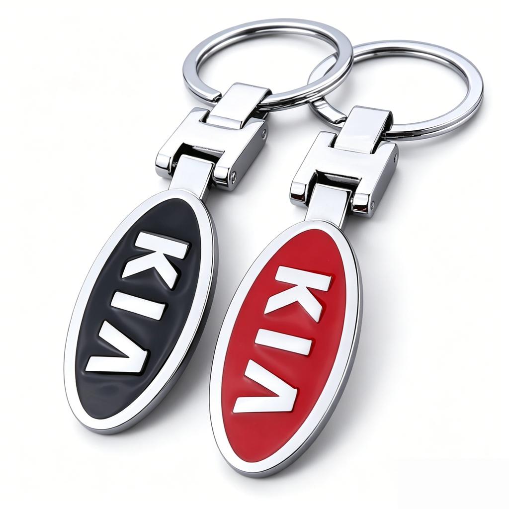 ZBEZ1 Metalowy Brelok do Kluczy 3D Brelok Breloczek Wisiorek Męski Prezent Akcesoria do Kia Sportage Ceed Picanto Rio ProCeed Niro 5 3 4 K7 K5 K