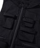 Kalapatthar Multi Pocket Nylon Hooded Vest - Black
