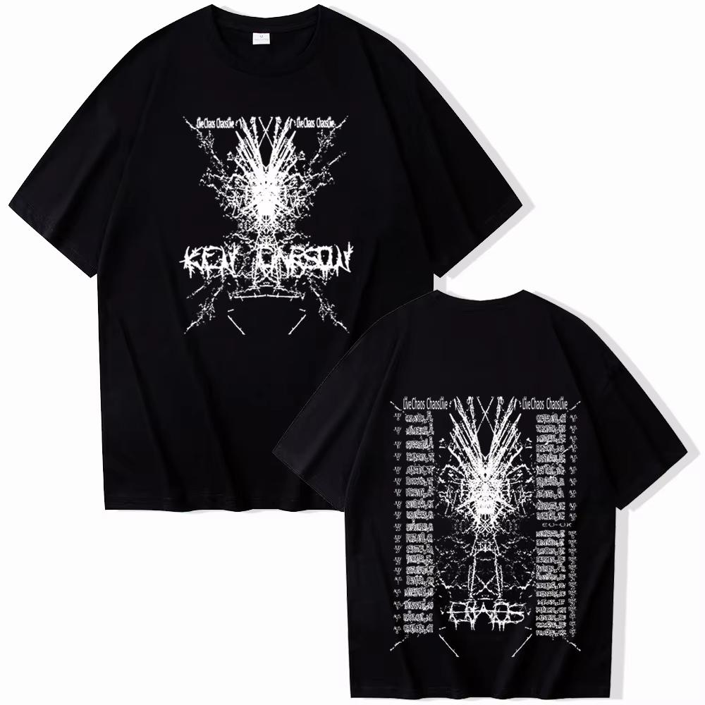 

Ken Carson Chaos World Tour Cotton T Shirt Men Women Hip Hop Tee Short Sleeve Tshirt Summer Oversized T-shirt Tops Gift for F... S разноцветный